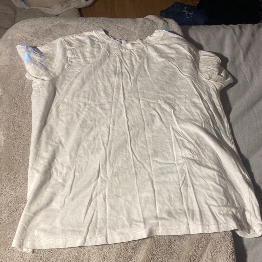 Classic white tee shirt, shirtsleeve
